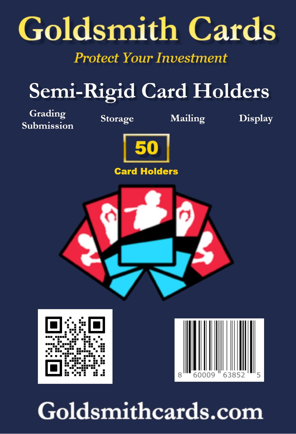 Legends Card Grading Kit - 100 Semi-Rigid Card India